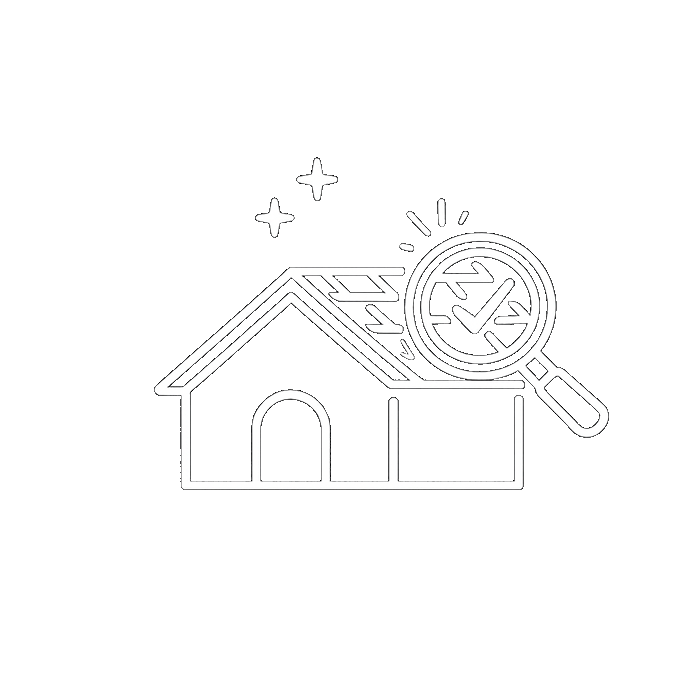 custom roof inspection icon
