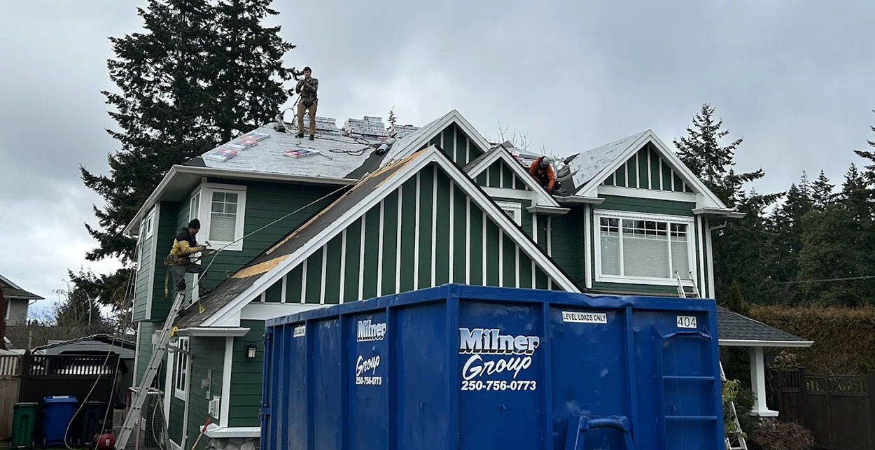 roof being replaced nanaimo bc